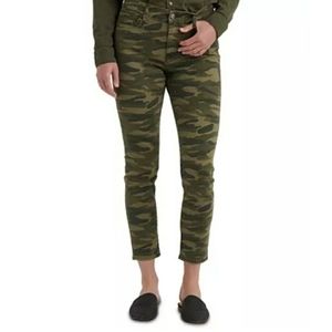 Lucky Brand Ava Camo Print Ankle Skinny Jeans